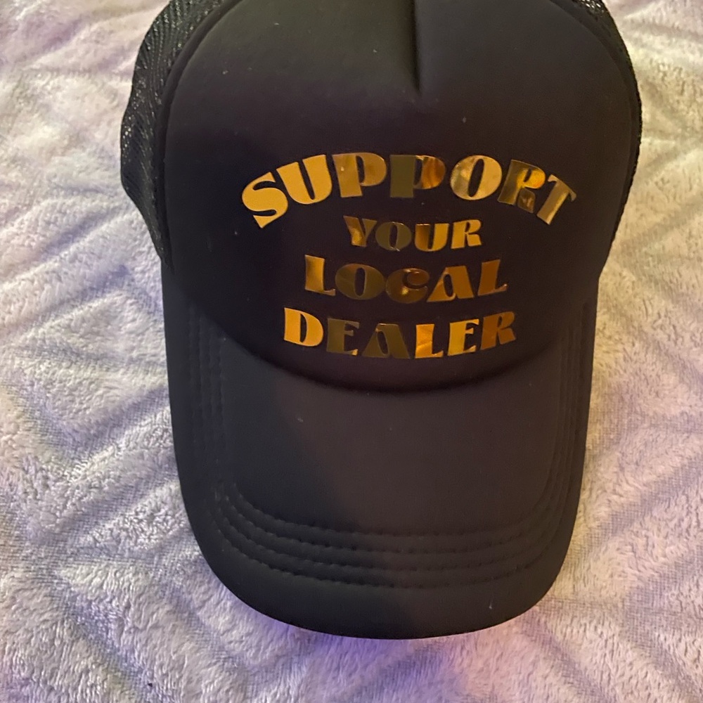 Reason Black and Gold Statement Hat